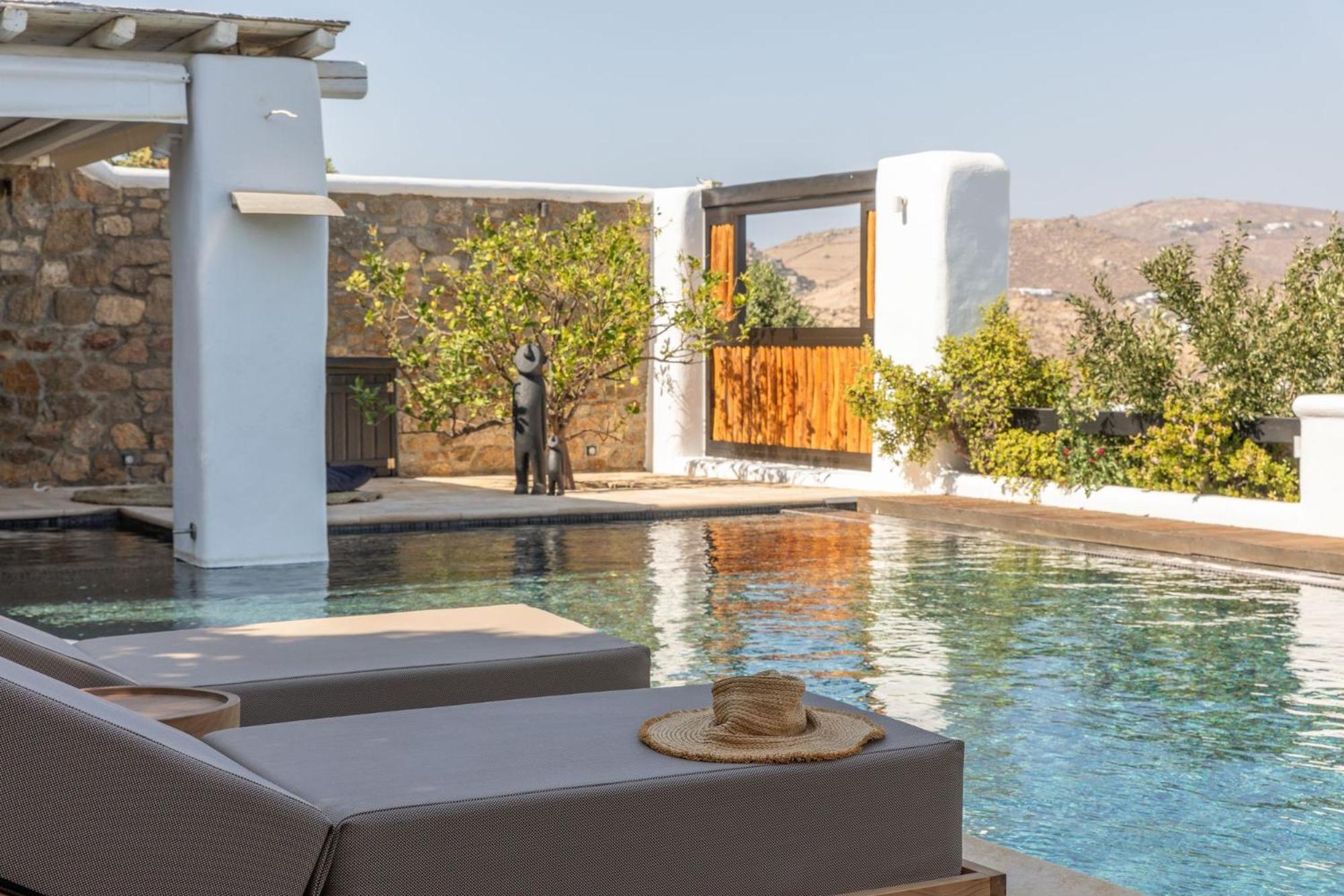 Myconian Platinum Senior & Deluxe Villas Kalafatis Buitenkant foto