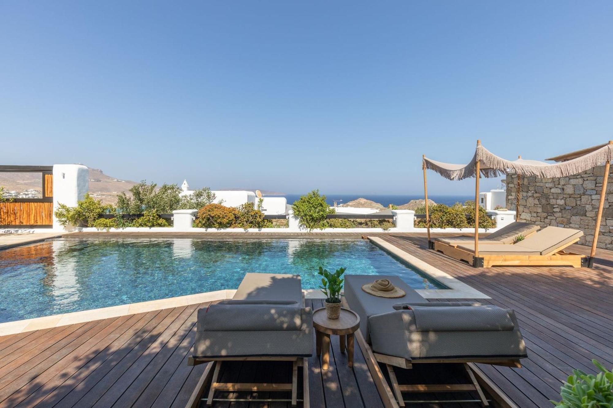 Myconian Platinum Senior & Deluxe Villas Kalafatis Buitenkant foto