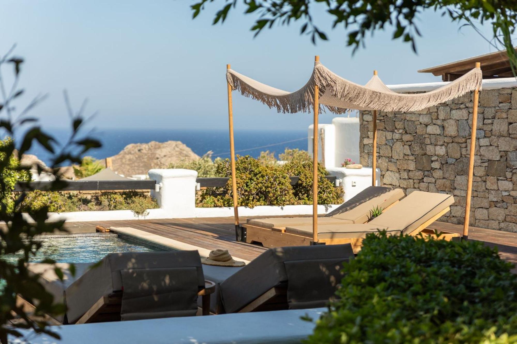 Myconian Platinum Senior & Deluxe Villas Kalafatis Buitenkant foto